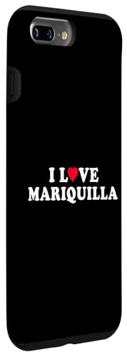 Coque pour iPhone 7 Plus/8 Plus I Love Mariquilla Girlfriend & Boyfriend Mariquilla Nom Mariquilla – vue 3