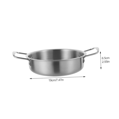 Olla caliente y sartén wok de acero inoxidable versátil miniatura 2