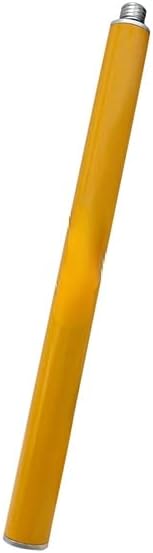 5pcs Aluminum 30cm Length With White Logo Surveying Pole Antenna Extend Section For GPS + 5/8 x 11 Thread Both Ends