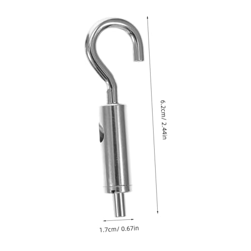 Gatuida 5 piezas de tensores de cuerda de alta resistencia con gancho y ojales para cuerdas y accesorios prácticos para cables para tiendas de campaña, toldos y aplicaciones de iluminación miniatura 2