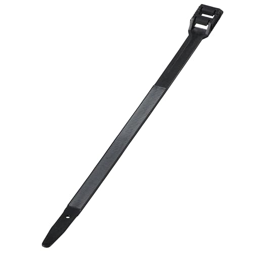 Ohm (OHM) LT-HD260-K10P 09-1283 Ohm Electric Cable Ties Strong Tie, Weather Resistant, 10.2 inches (260 mm), Black, Pack of 10