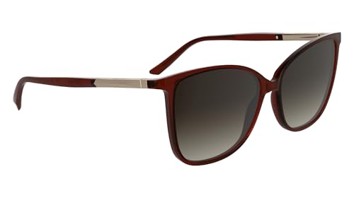 Calvin Klein Women's Sunglasses CK25504S - Transparent Burgundy with Gradient Burgundy Lens by Calvin Klein - Used condition - Image 8