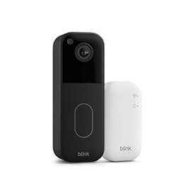 Blink Video Doorbell (newest model) – Head-to-toe HD view, two-year battery life, and simple setup. Sync Module Core included – System (Black)