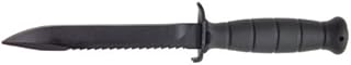 Glock Field Knife Fixed Blade Black Plain Root Saw 6.5