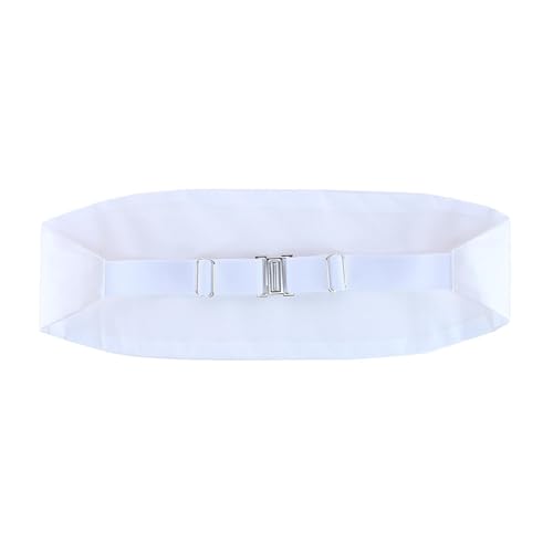 Image of Trafalgar Men's Sutton Solid Color Silk Cummerbund