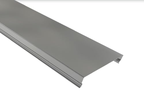 Schwerlast Kabelkanal, Verzinkter Stahl, Grau, 60x100x150 cm, Industrieller Kabelschutz für Werkstatt, Wandmontage