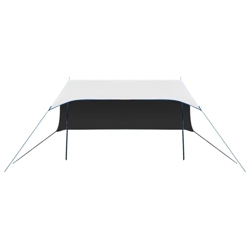 Parasol de playa de alta resistencia Oxford 210 con amplio refugio exterior