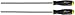 Bondhus 10706 7/64" Ball End Screwdriver with ProGuard Finish, 5.9", 2-Piece