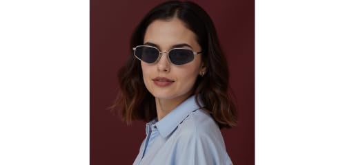 Image of Vincent Chase By Lenskart | Gunmetal Grey Solid Full Rim Hexagonal | Branded and Stylish Sunglasses | 100% UV Protected | Men & Women | Large | VC S17528
