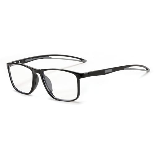 Image of FEISEDY Blue Light Glasses for Women Men TR90 Sports Ultra-Light Glasses Anti Glare UV Protection B0109