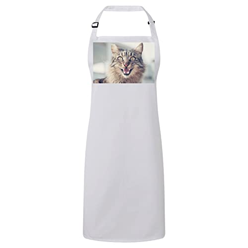 Tablier Chat Brun Tigré Cuisine Fabulous Blanc Cuisinier Motif Animaux
