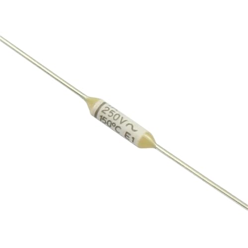 Fusible thermique TF 130C 1A composant de sécurité électronique axial
