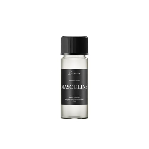 Scentiment - Masculine Designer Collection Diffuser Oils | Aromatherapy Home Fragrance | Luxurious Scent with Notes of Bergamot, Orange Blossom, Amber, 20ml
