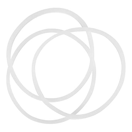 MAGT Guarnizioni di Ricambio Anelli di Tenuta, 3 Pezzi Diametro 8,4 cm in Gomma per Magic Bullet Piatto/Croce