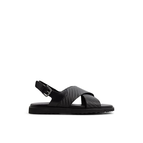 Image of Aldo SILVOA Men Black Back Strap Sandals