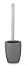 Produktbild WENKO WC-Garnitur Punto Grau - WC-Bürstenhalter, Keramik, 11 x 41 x 11 cm, Grau