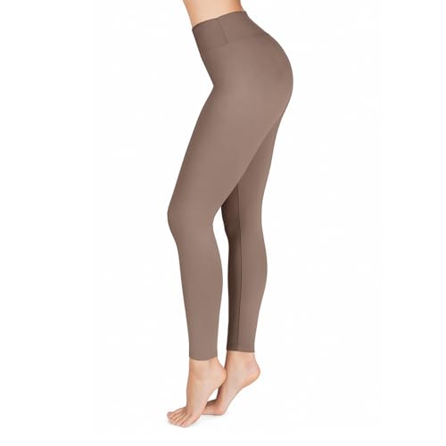 Image of SATINA High Waisted Leggings for Women - Comfortable and Stretchy in Versatile Sizes and Colors