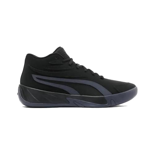 PUMA Men's Court Pro Sneaker, Black/Galactic Gray, 10.5