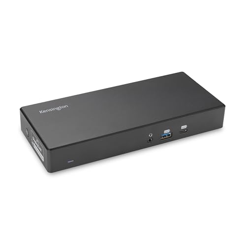 Kensington SD4781P Dual USB-C 4K Dockingstation, bis zu 100W Leistung, 6 Anschluss-Ports & zusätzlich 2 HDMI 2.0, aus 50% recyceltem Material, kompatibel mit Windows, macOS & ChromeOS (K33603EU)