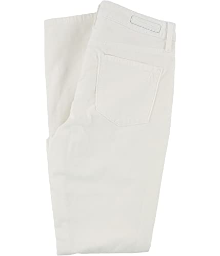 Articles of Society Womens Velvet Skinny Fit Jeans, White, 312