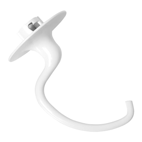 UP2WIN C Dough Hook K5ADH, Kitchen Mixer Dough Hook for 5-QT Bowl-Lift Stand Mixer Compatible with Kitchen Mixer Aid Model KSM50 KSM5-K5SS