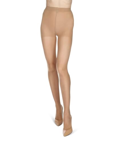 Image of Women's 12 Denier Soft Sheen Crystal Sheer Control Top Pantyhose