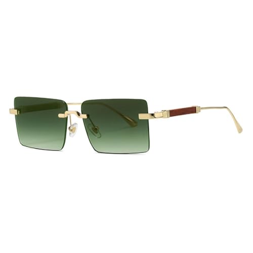 Lunettes de soleil sans monture MUTYNE look vintage et branches légères