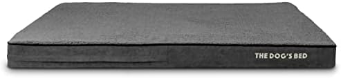 Replacement Outer Cover (No Mattress) for The Dog's Bed Orthopaedic, Washable Fur Fabric, Small 71 x 48 x 10cm (Grey Fur)
