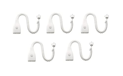 パナソニック リーラーコンセントプラグ アース付 接地2P15A125V抜け止め・2コ用 ホワイト 5個 DH26771W5