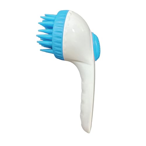 Cepillo de baño para perros, cepillo de aseo para gatos, cepillo de champú para mascotas, masajeador de cuero cabelludo para mascotas, limpiador de pelo de mascotas con mango largo, cepillo de champú