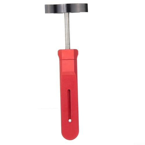 Pinza de freno de disco hidráulico Herramienta de prensa de pistón de bicicleta 2 pistones Reinicio de pastillas de freno estático (rojo)