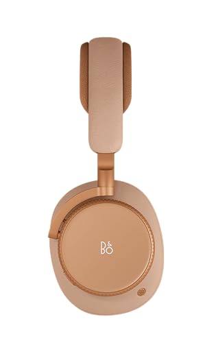 Image of Bang & Olufsen Beoplay H100 ANC Over-Ear Headphones - Sunset Apricot | Premium Wireless, Active Noise Cancelling, Protective Carrying Case