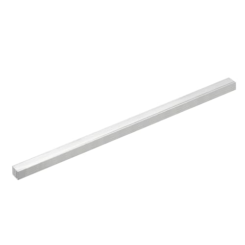 Image of uxcell Square Aluminum Flat Bar, 9 /16 inch Thick 0.6 inch Width 10 inch Length Square Aluminum Bar 6061 Aluminum Flat Plate, 15 x 15 x 254mm T6511 Solid New Mill Stock for Industrial Building