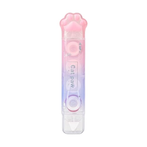 Generisch Lápiz de cinta adhesiva - Herramienta de corrección segura portátil - Cinta de corrección - Para niños, adolescentes, tutores, manualidades, escuela, trabajo, bolso, estuche