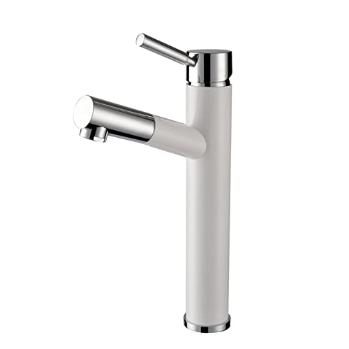 Robinet de lavabo à poignée unique extractible pour simplifier la routine du matin
