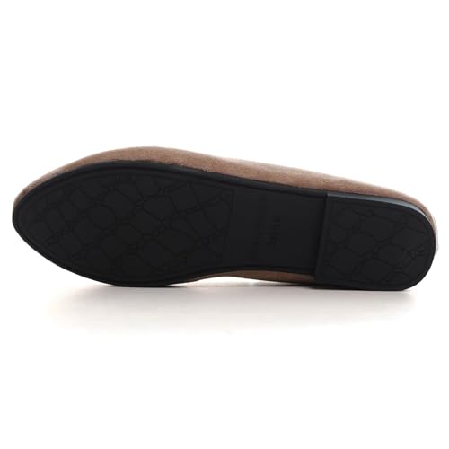 Image of Dear Time Women's Flats Comfortable Slip On Ballet Flats Soft Solid Casual Shoes
