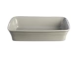 Mason Cash Classic Kitchen Rectangular Baking Dish, 12-1/4-Inches by 8-1/4-inches, Grey