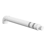 CAMPLUX Kit Coaxial Horizontal 60/100 mm para Modelo GX318 – Codo 90°, Set de Terminal de Pared, Tubo de Aluminio, Compatible con Calentador de Agua a Gas (11-14 L/min), VP90T
