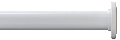 Image of Ivilon Tension Curtain Rod - Spring Tension Rod for Windows or Shower, 36 to 54 Inch. White