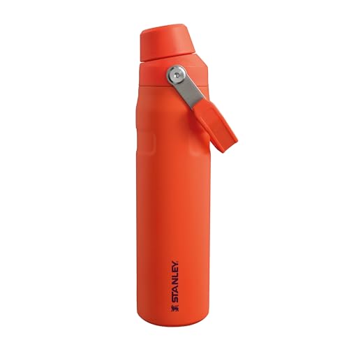 Stanley Cantimplora Aerolight IceFlow Fast Flow 0.6L - Conserva el Frío 10 Horas - Botella Agua Acero Inoxidable - Apta Para Lavavajillas - Tapa Antifugas - Sin BPA - Aislamiento Aerolight - Tigerlily
