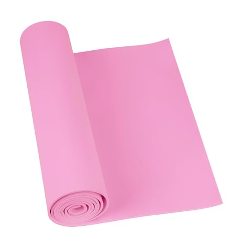 Do²ping Pink Eva Foam Sheets roll, 2mm eva Craft Foam 49''x13.5'' High Density 86kg/m3 for Cosplay