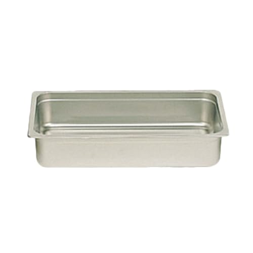 FSE STPA2004 Steam Table Pan, Full Size, 4" deep, Anti-jam, 22 Gauge, 18/8 Stainless Steel, NSF (Made in China)