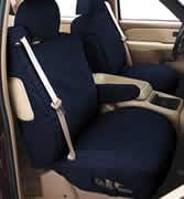 Covercraft Custom-Fit Front Bucket SeatSaver Seat Covers - Polycotton Fabric, Navy Blue