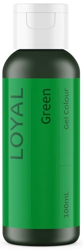 Image of Loyal Gel Food Coloring | Vibrant Color for Buttercream, Fondant, Royal Icing, Gum Paste, Marzipan and Cake Batter | Gel-Based Concentrated Food Dye - 100ml Green