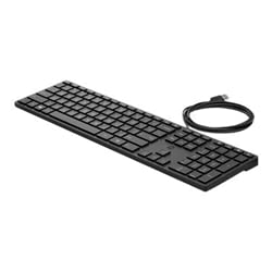 Clavier filaire HP Bulk Wired 320K résistant aux éclaboussures pour PC