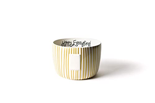 Happy Everything Gold Stripe Big Bowl