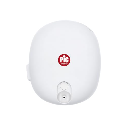 Pic Solution - AirCube2 Kolben-Aerosol, leise, für die Aerosoltherapie, komplett mit Zubehör, Weiß