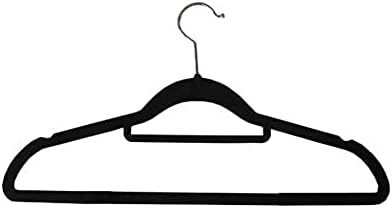 Velvet Hangers – Set of 10, Black, Beige or Grey – Non-Slip – Swi...