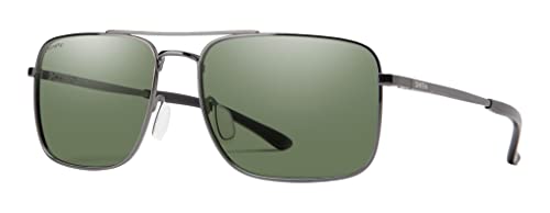 SMITH Outcome Sunglasses Matte Silver/Polarized Platinum Mirror
