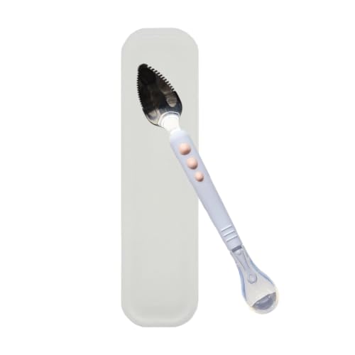 Cucharas Para Niños | Raspador Dentado De Agarre Cómodo | Cucharas Cocina Utensilios para Niños | Para Hogar Apartamento Escuela Guardería Restaurante Viaje Camping Pícnic